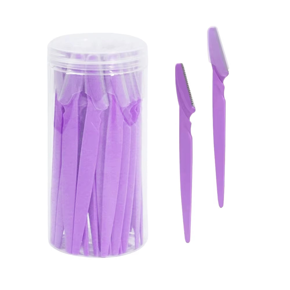 30 Pcs Eyebrow Razor for Women, Multipurpose Exfoliating Dermaplaning Tools and Facial Razor with Precision Cover,Safety Beauty